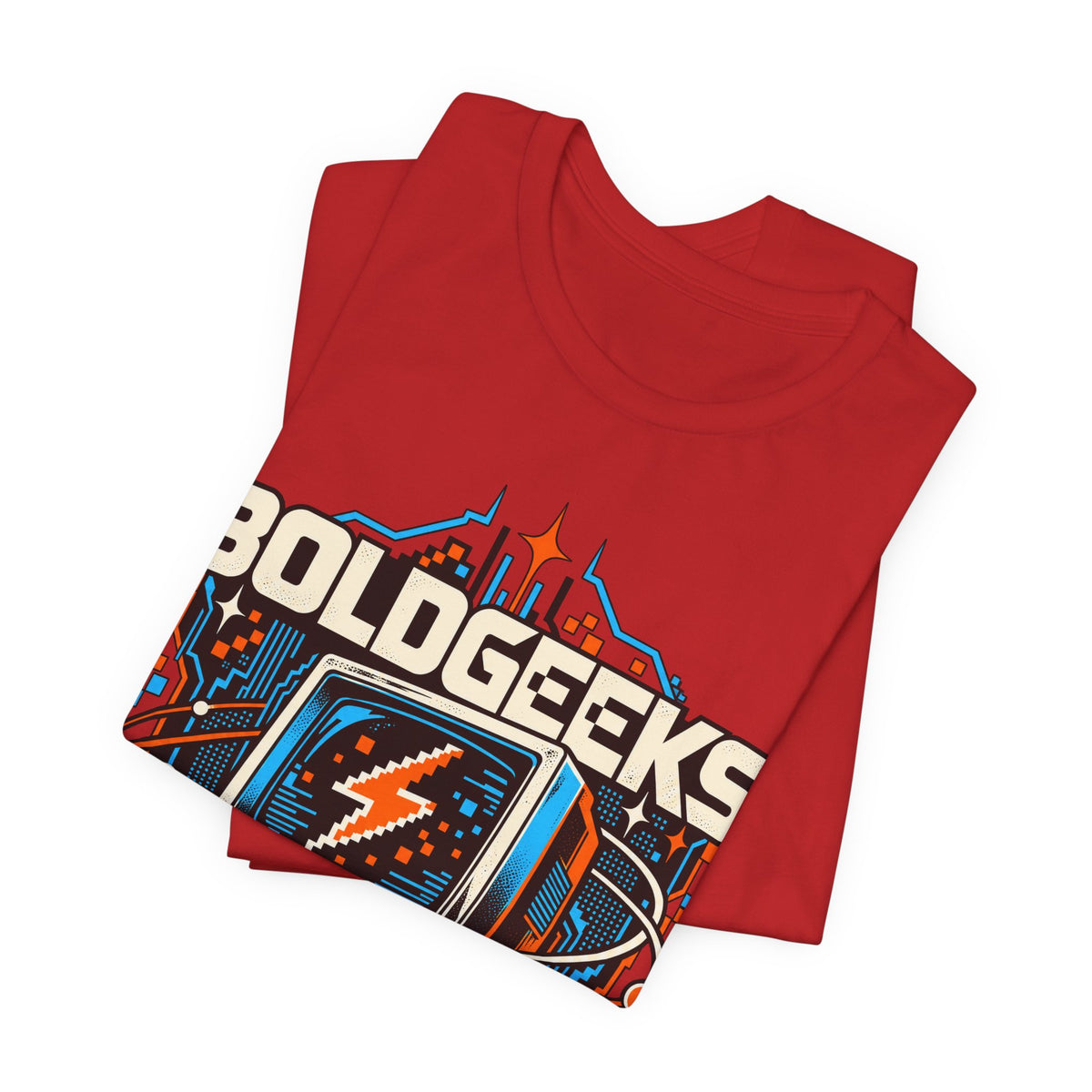 BOLDGEEKS Retro Computer Geek T-Shirt