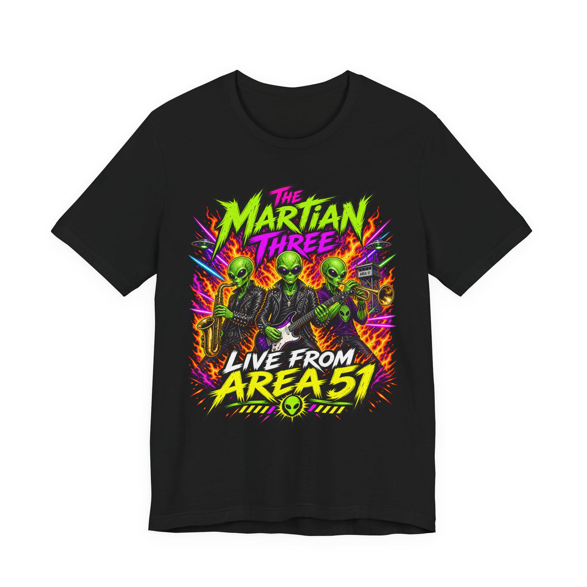 The Martian Three Live from Area 51 T-Shirt