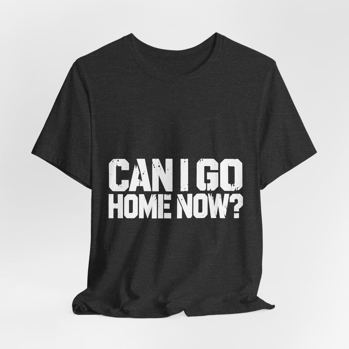 Can I Go Home Now? T-Shirt — Homebody Humor