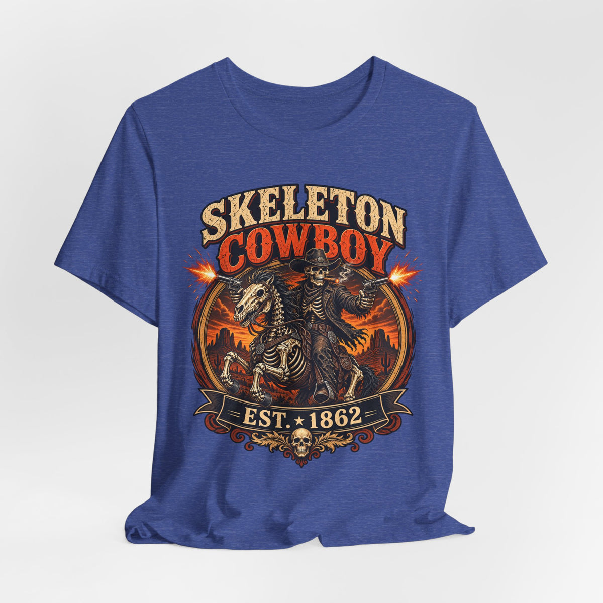 Skeleton Cowboy Est. 1862 T-Shirt